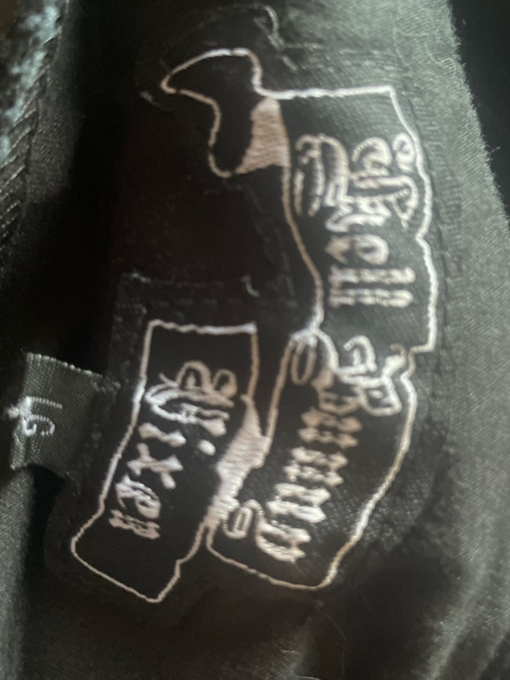 HELL BUNNY Vintage style Black Halter Sailor Dress with skull Anchor Pockets - Picture 5 of 5